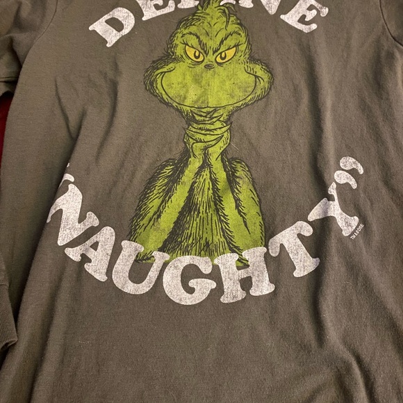 The Grinch “Define Naughty” long sleeve tee size M - Picture 2 of 3